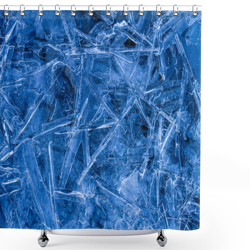 Personality  Ice Crystals Shower Curtains