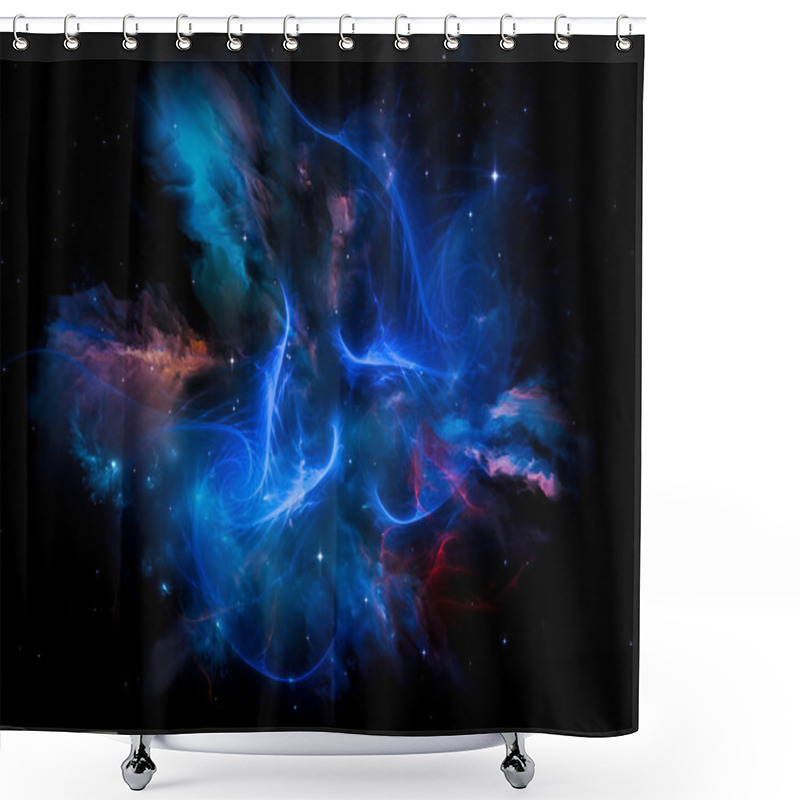 Personality  Virtual Space Shower Curtains