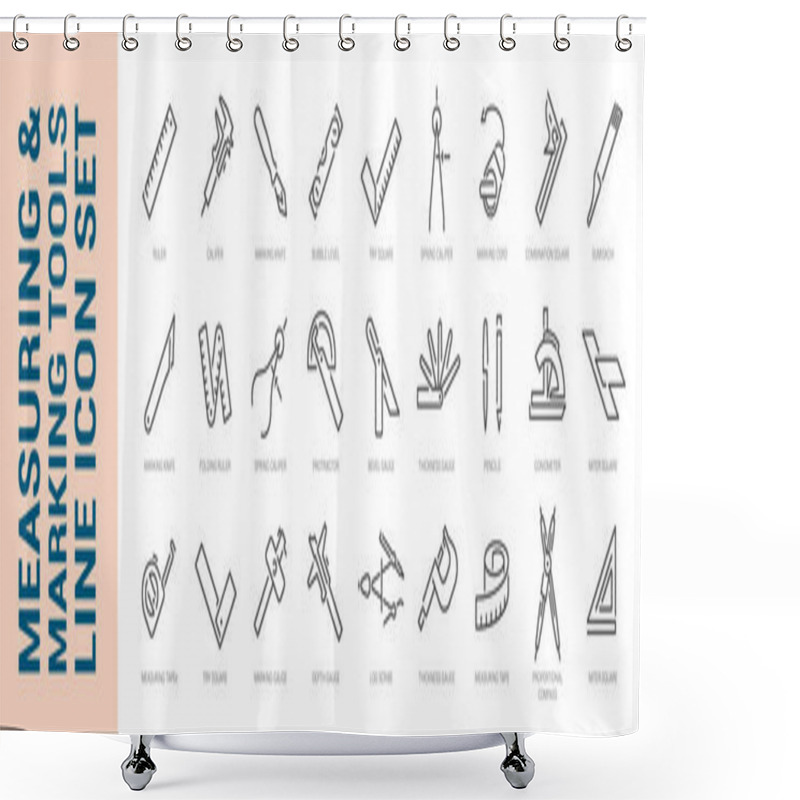 Personality  Vector Isolated Backhoe Loader & Excavator. Illustration. Collection Shower Curtains