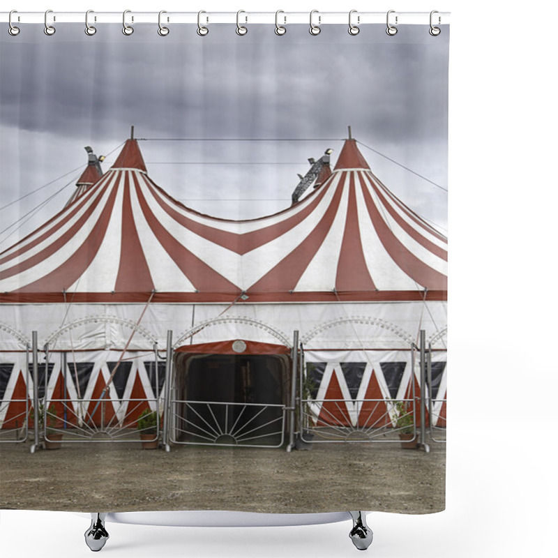 Personality  Circus In Town Shower Curtains