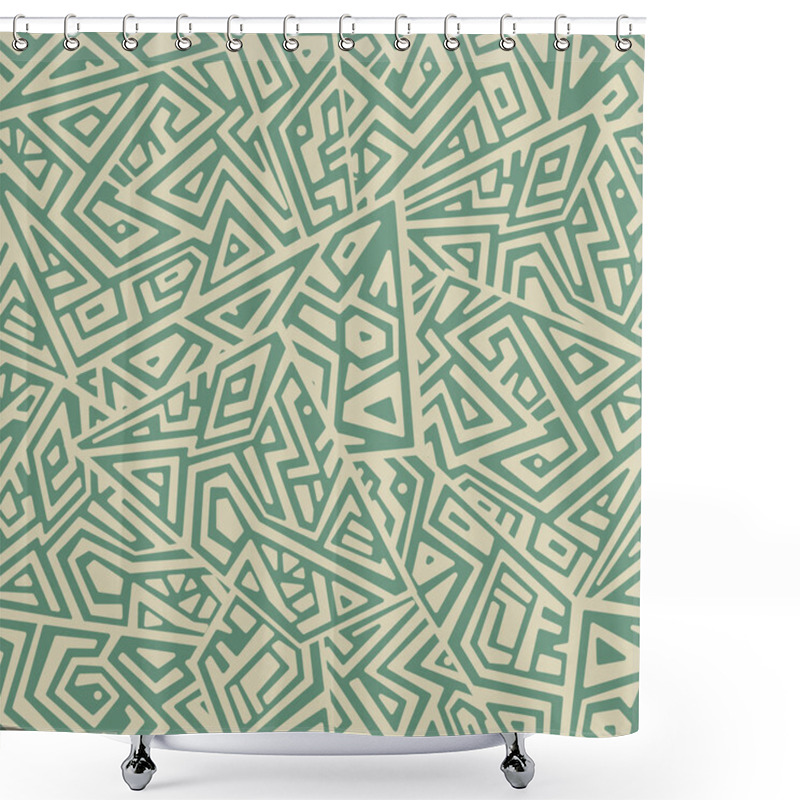 Personality  Creative Vector Seamless Pattern Shower Curtains