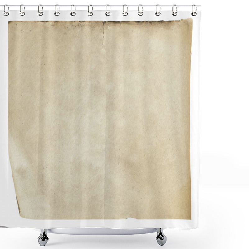 Personality  Old Paper Isolated Shower Curtains