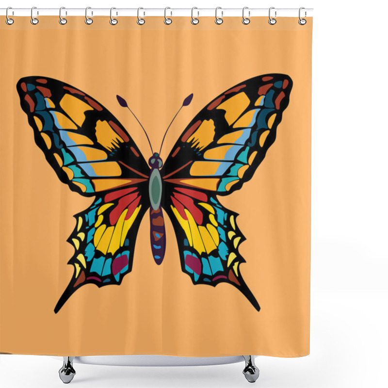 Personality  Butterfly Shower Curtains