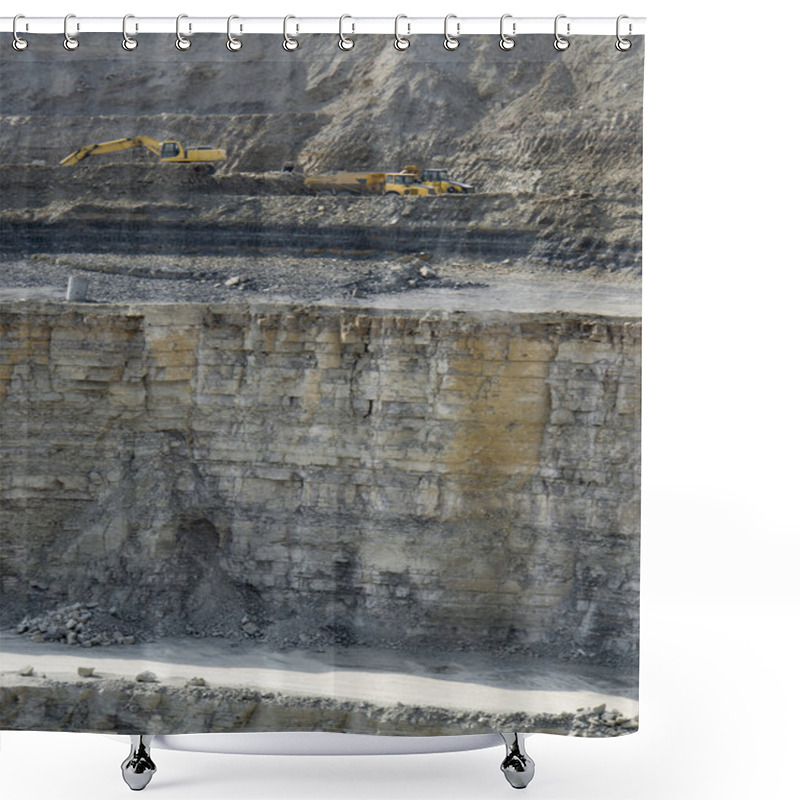 Personality  Quarry Scenery Shower Curtains