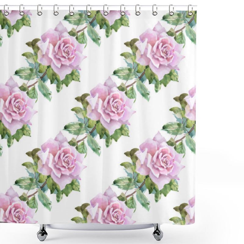 Personality  Beautiful Summer Flowers Pattern Shower Curtains