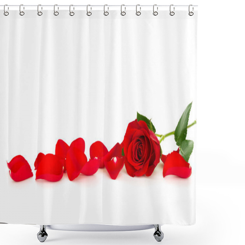 Personality  Red Rose Shower Curtains