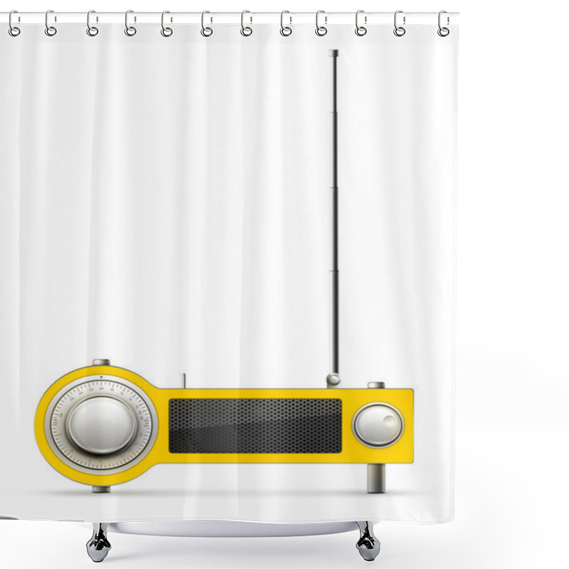 Personality  Radio Shower Curtains