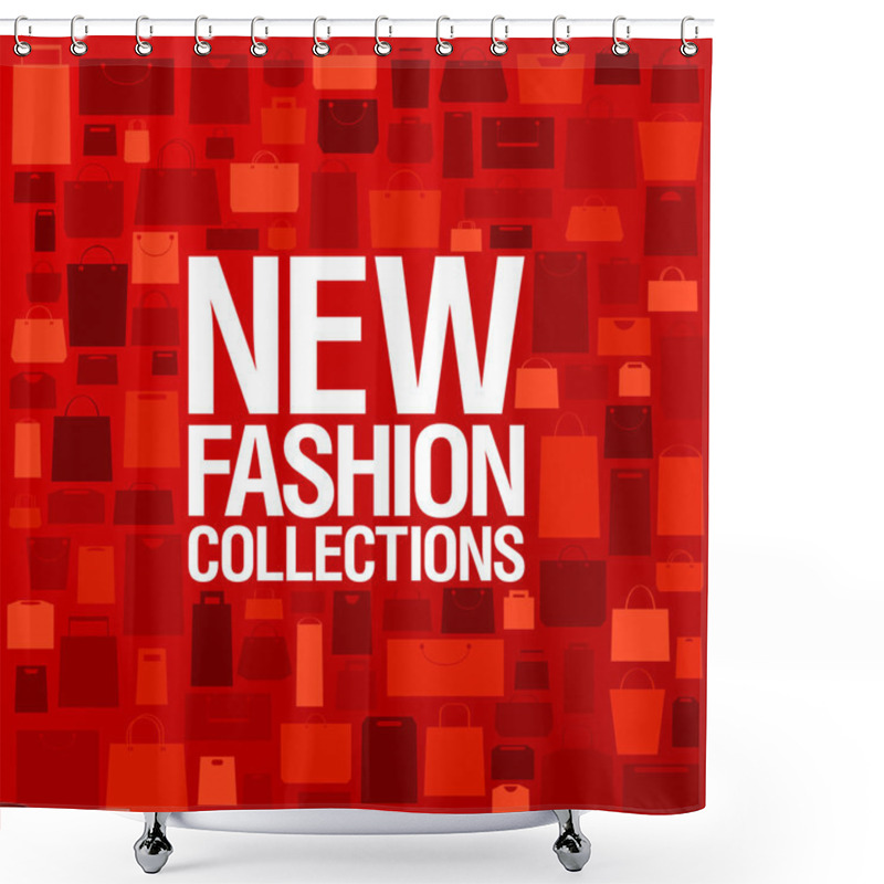 Personality  New Fashion Collections Design Template. Shower Curtains