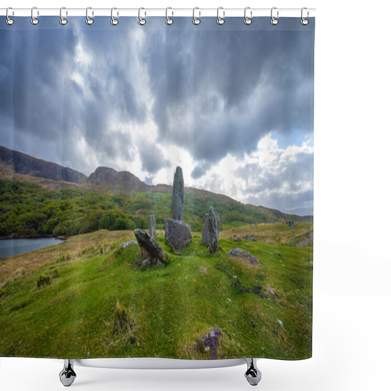 Personality  Uragh Stone Circle In Gleninchaquin Park, Co. Kerry, Ireland Shower Curtains