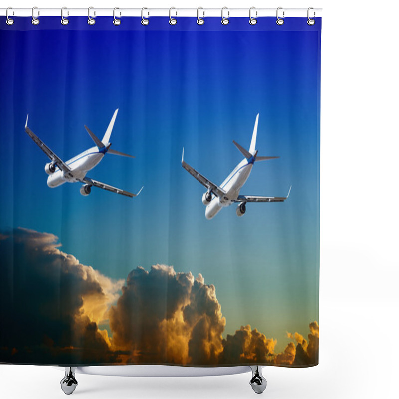 Personality  Flight Training Aircraft Shower Curtains