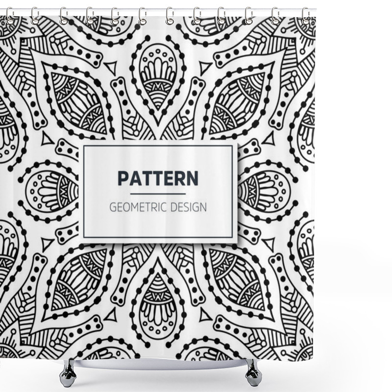 Personality  Seamless Ethnic And Tribal Pattern Shower Curtains