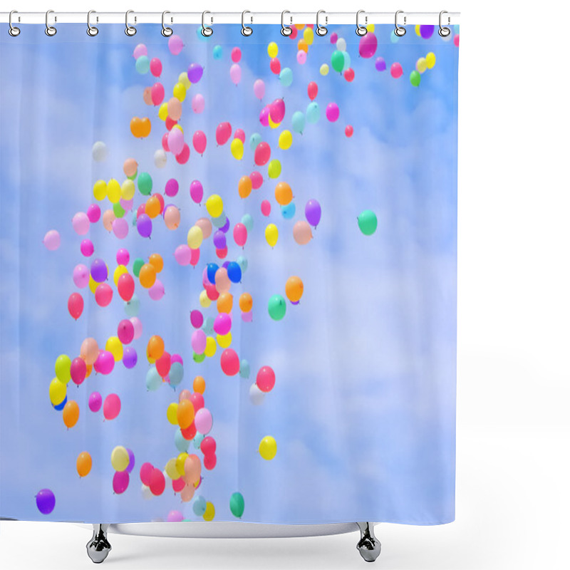 Personality  Balloons Shower Curtains