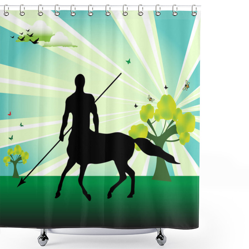 Personality  Centaur Shower Curtains