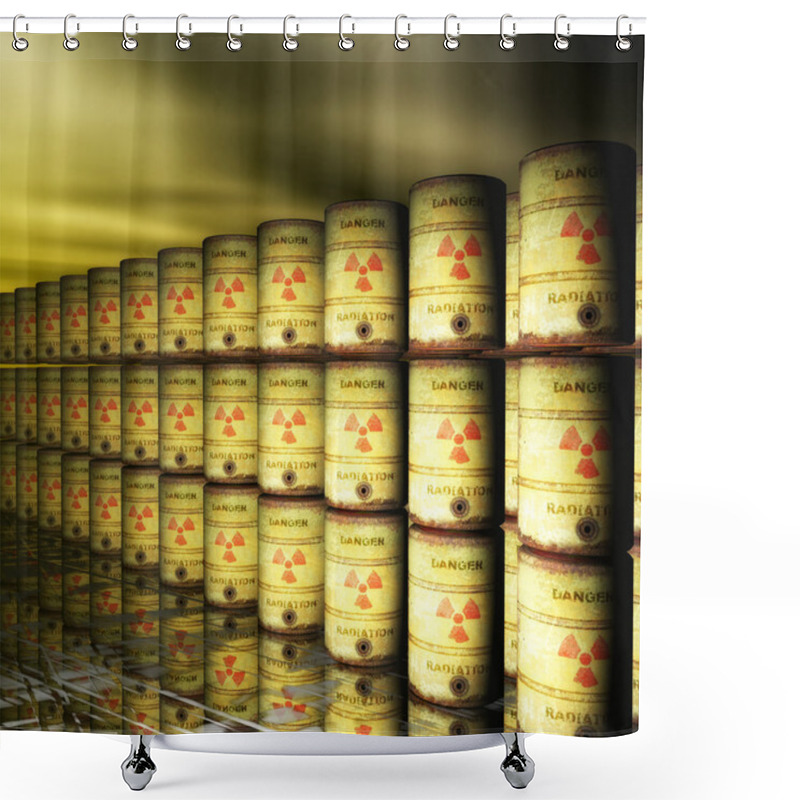 Personality  Nuclear Waste Shower Curtains