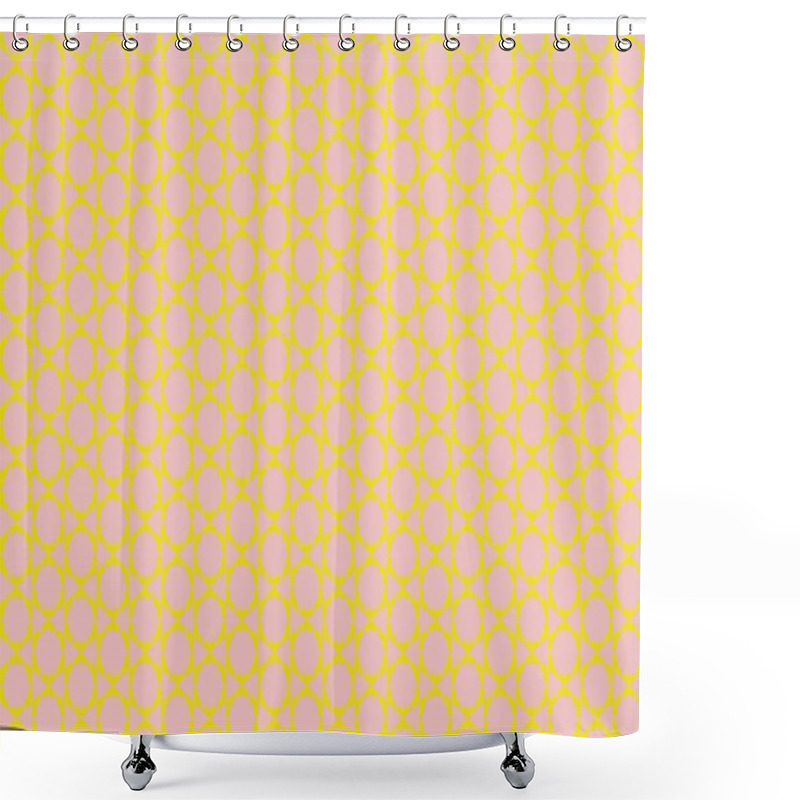 Personality  Seamless Abstract Background With Geometric Elements Shower Curtains