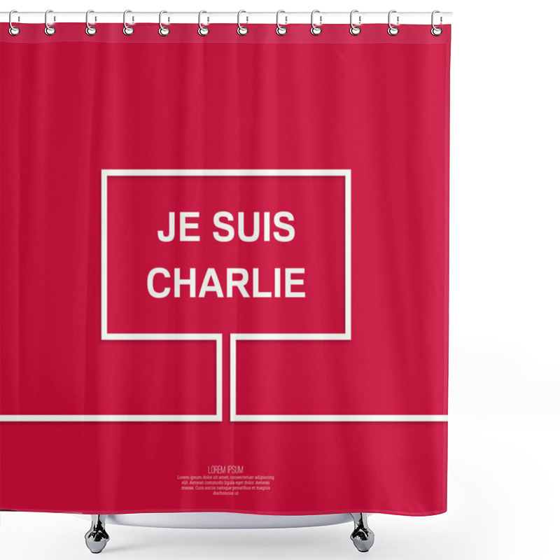 Personality  Symbol Of Solidarity In Paris Shower Curtains