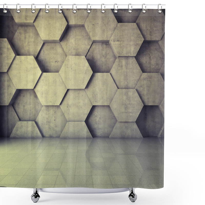 Personality  Abstract Geometric Background Shower Curtains