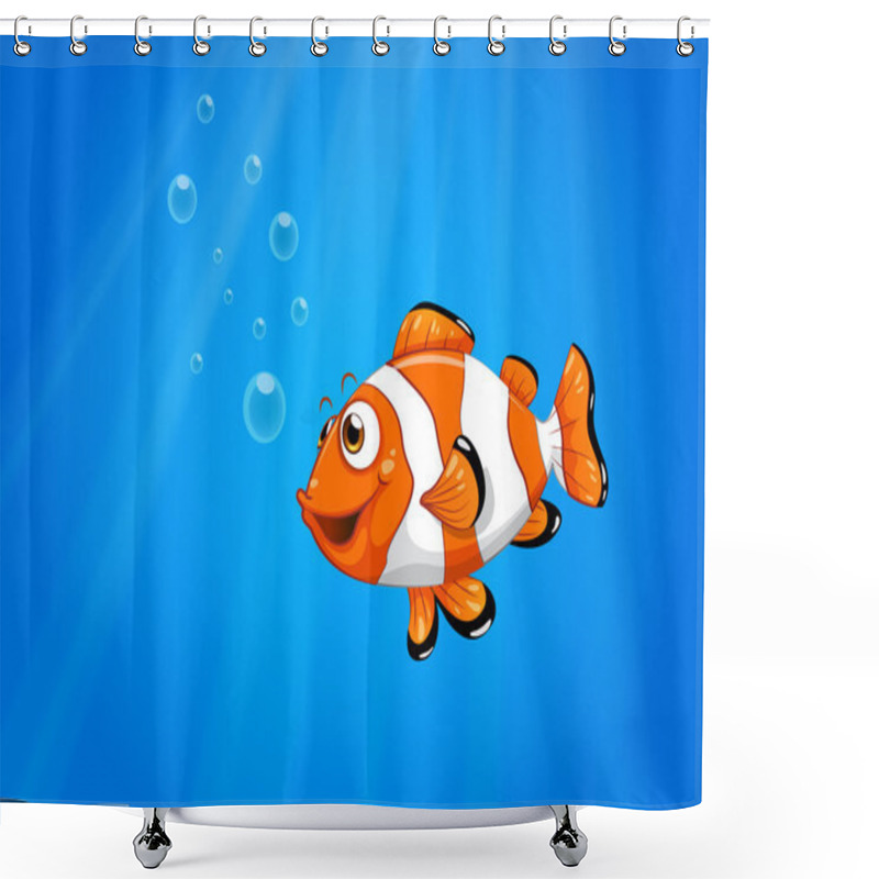 Personality  A Sea With A Nemo Fish Shower Curtains