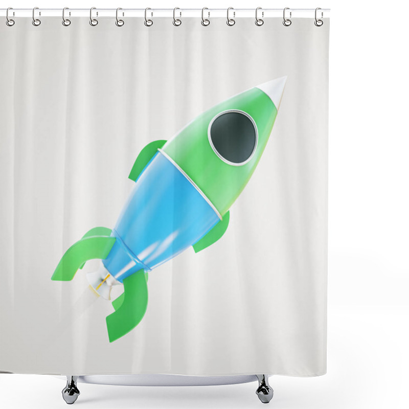 Personality  Start Up Concept Shower Curtains