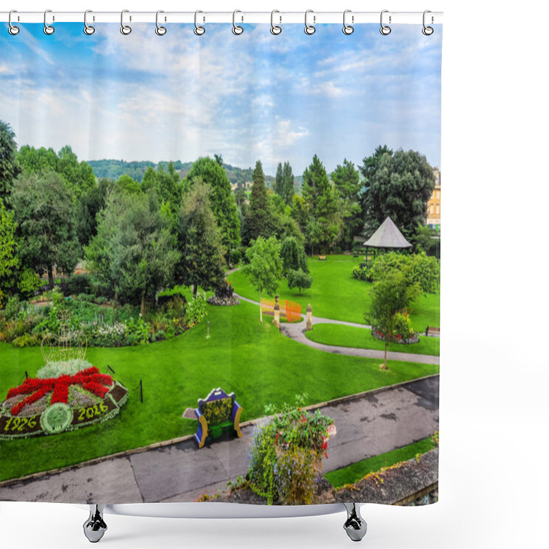 Personality  HDR Parade Gardens In Bath Shower Curtains