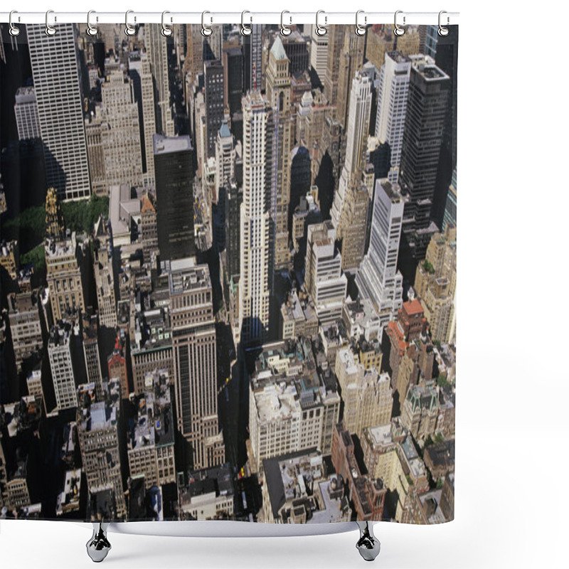 Personality  New York City With Skyscrapers Shower Curtains