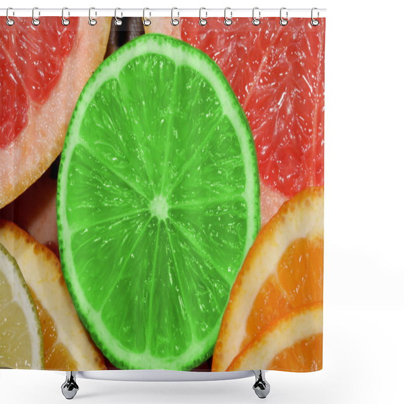 Personality  Slice Shower Curtains