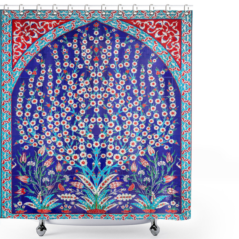 Personality  Sheikh Zayed Mosque Pattern Design Shower Curtains