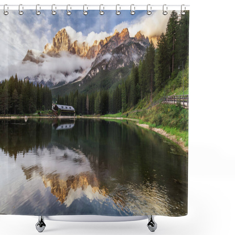 Personality  Lake San Vito Di Cadore (lake Mosigo) In Boite Valley In The Dom Shower Curtains