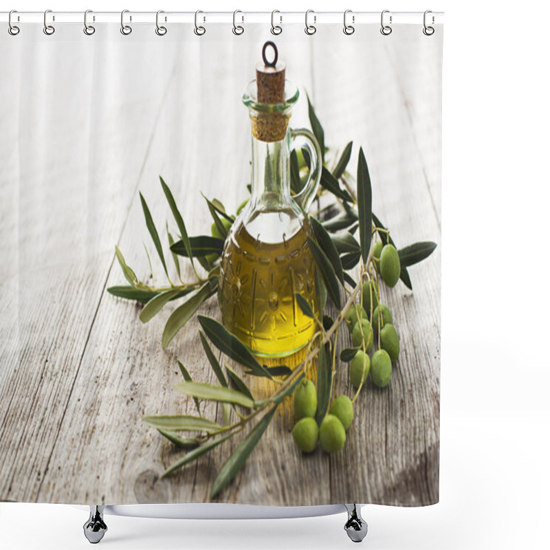 Personality  Olive Oil Shower Curtains