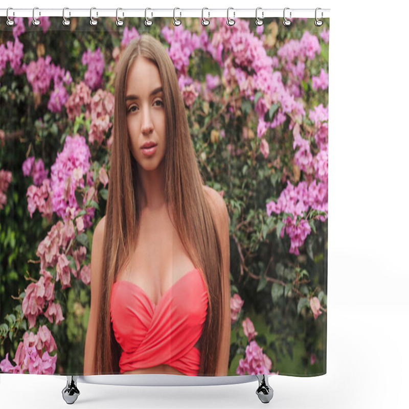 Personality  Bra Shower Curtains