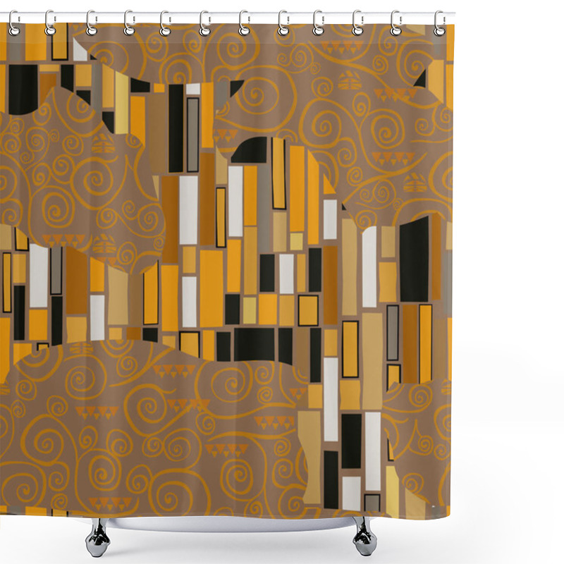 Personality  Vector Seamless Pattern Shower Curtains