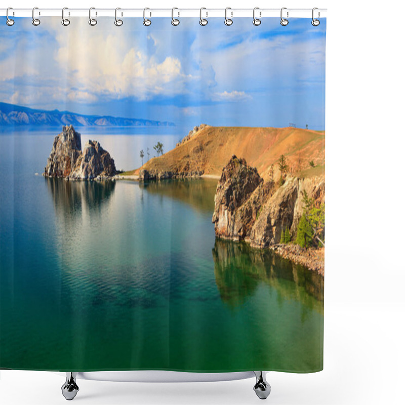 Personality  Lake Baikal. Summer Day Shower Curtains