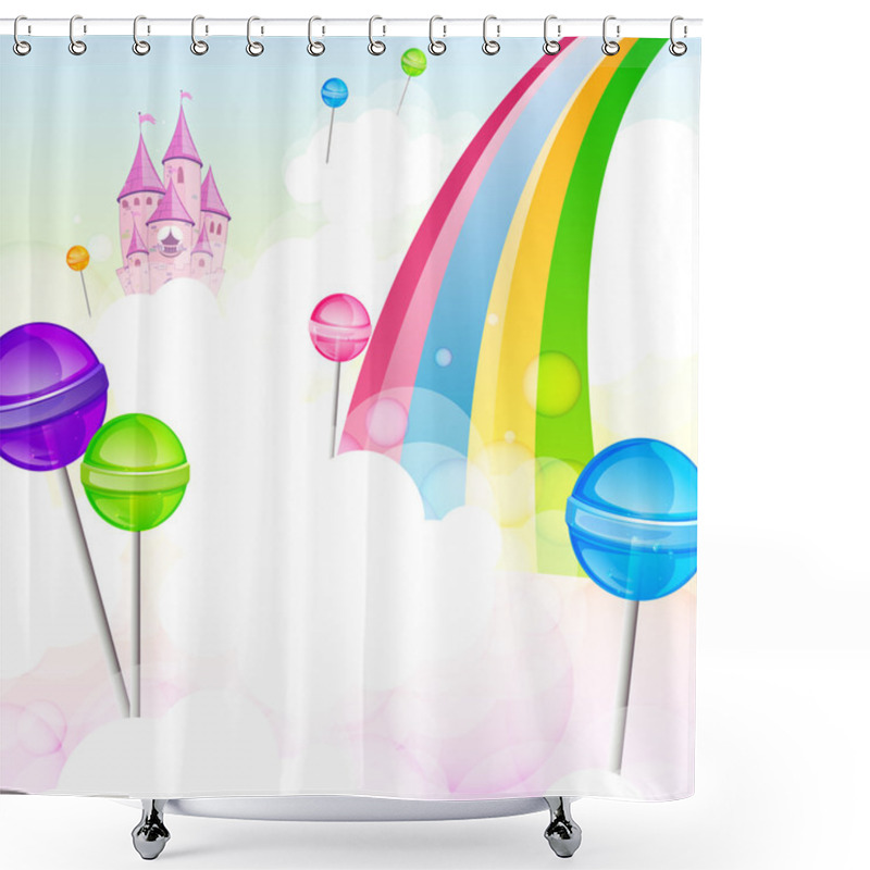 Personality  Lollipops Shower Curtains