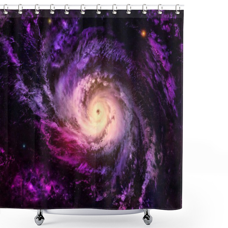 Personality  Galaxy Shower Curtains