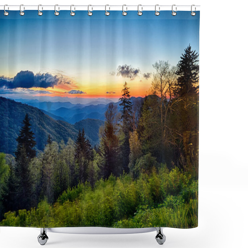 Personality  Springtime At Scenic Blue Ridge Parkway Appalachians Smoky Mount Shower Curtains