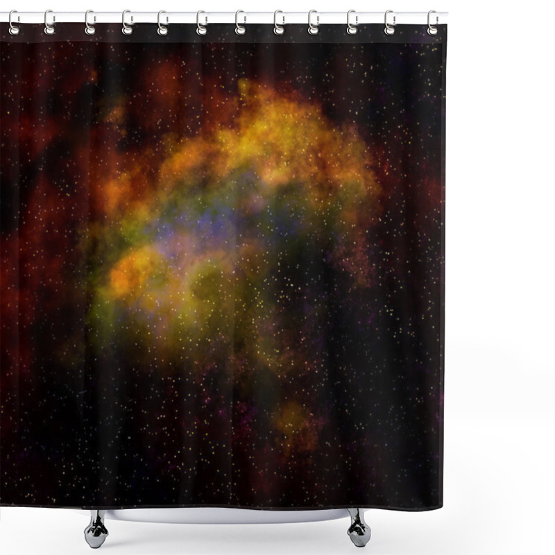 Personality  Nebula Cloud In Outer Space Shower Curtains