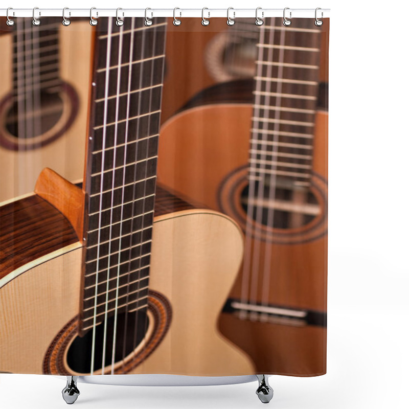 Personality  Classical Acoustic Guitar Shower Curtains