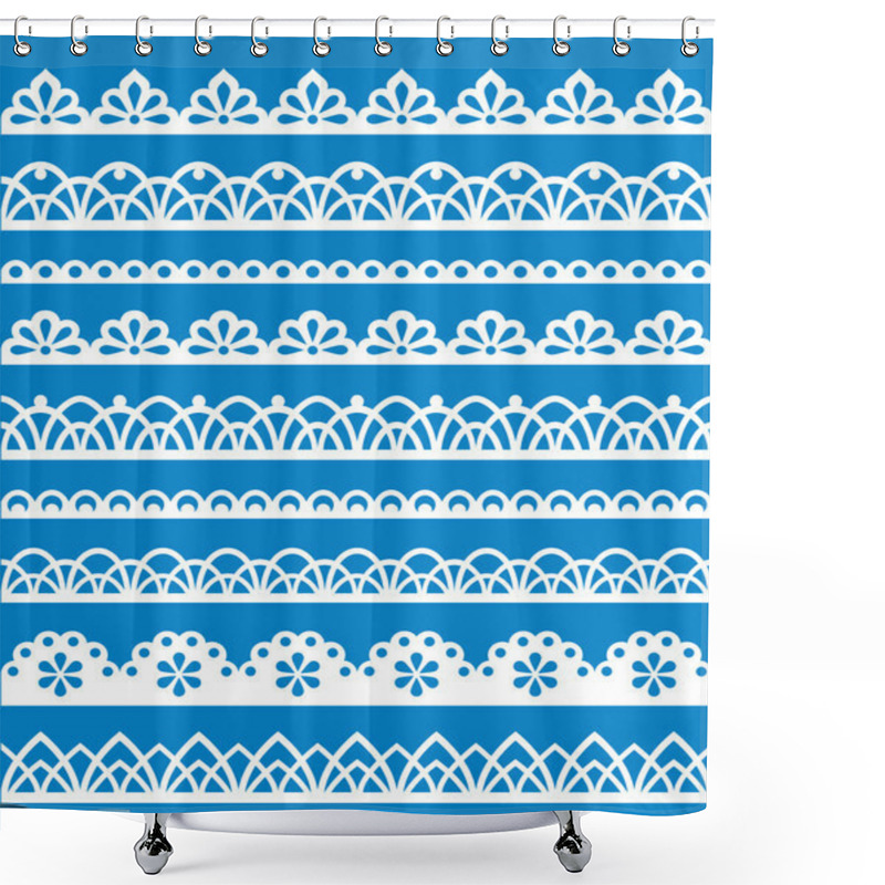 Personality  Lace Patterns Shower Curtains