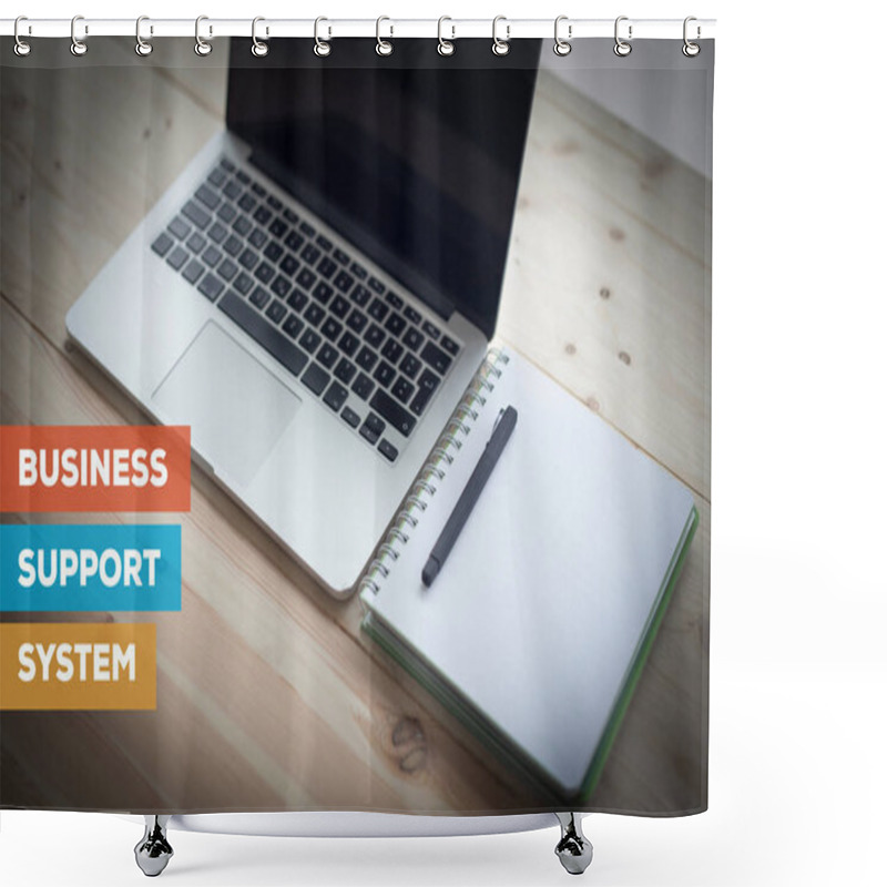 Personality  BUSINESS SUPPORT SYSTEM CONCEPT Shower Curtains