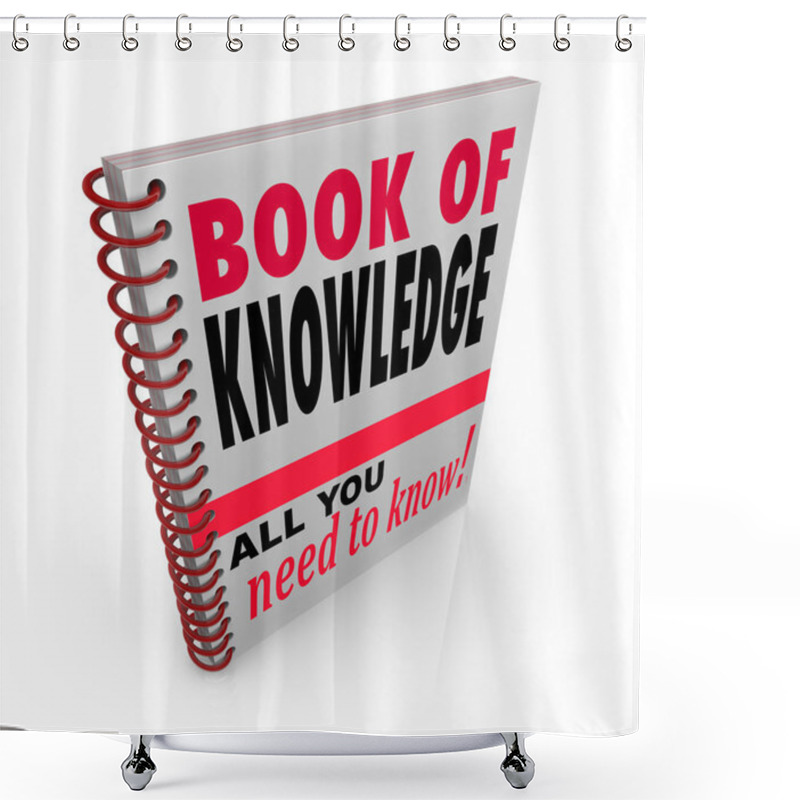 Personality  Book Of Knowledge Learn Expertise Wisdom Intelligence Shower Curtains