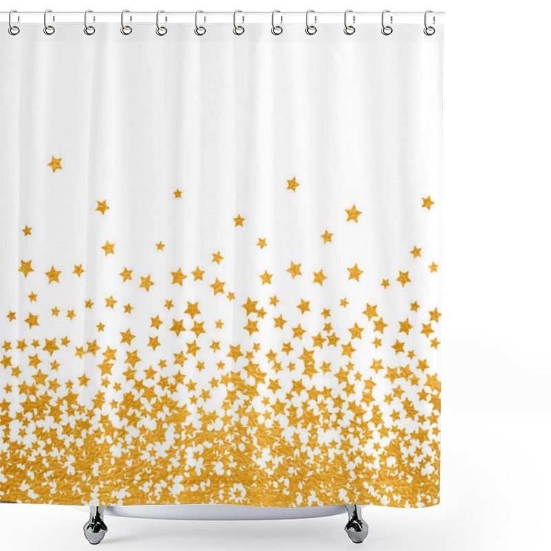 Personality  Abstract Pattern Of Random Falling Stars Shower Curtains