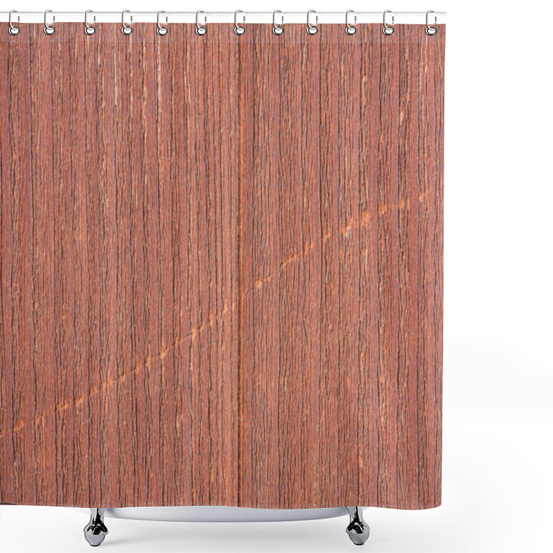 Personality  Close-up View Of Bright Brown Grunge Wooden Background  Shower Curtains