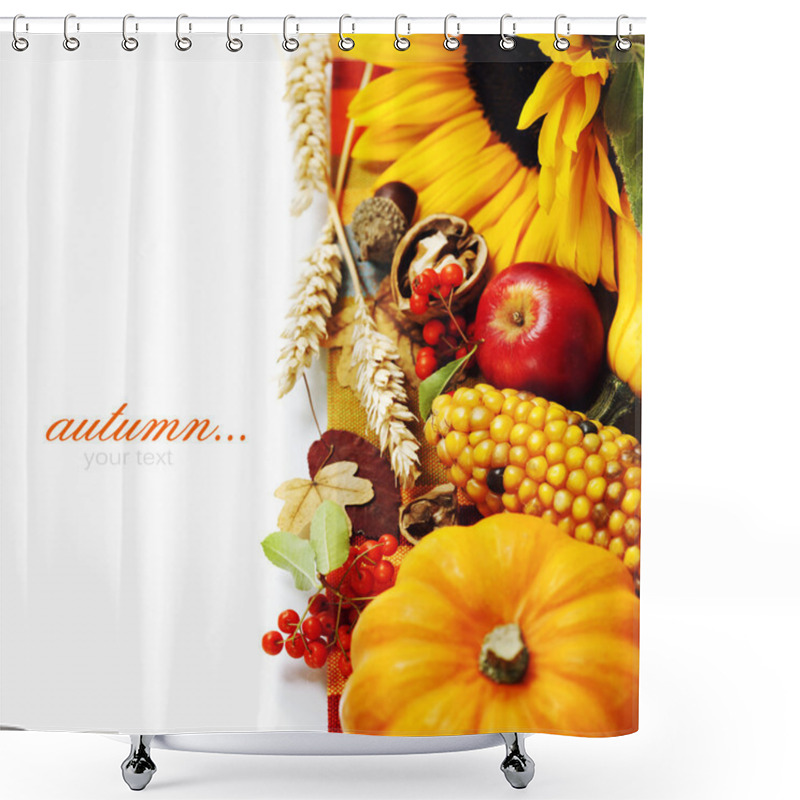 Personality  Harvest Time Shower Curtains