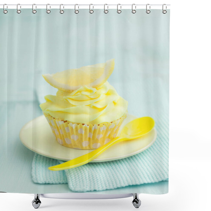 Personality  Lemon Cupcake Shower Curtains