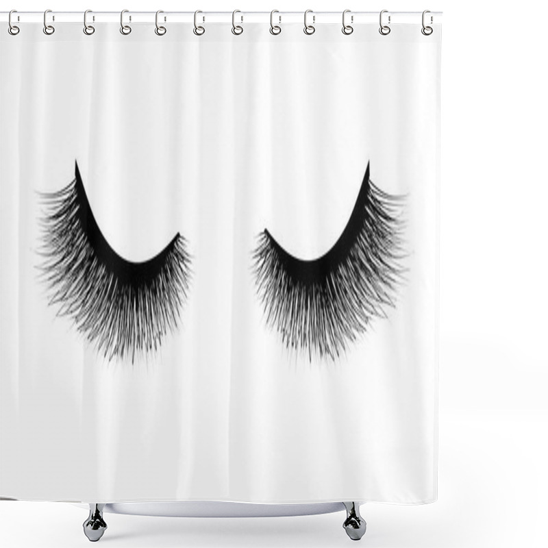 Personality  Eyelash Extension. A Beautiful Make-up. Thick Fuzzy Cilia. Mascara For Volume And Length. Shower Curtains