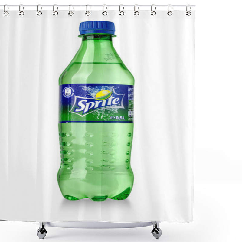 Personality  Bottle Of Sprite Drink  Shower Curtains