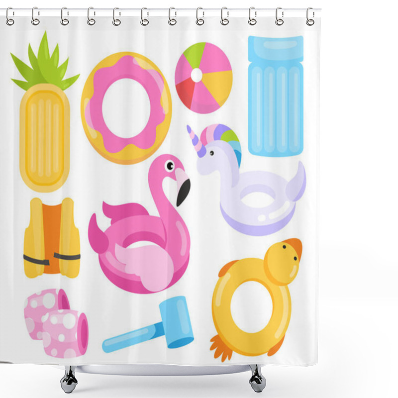 Personality  Toys Water Set, Cartoon Inflatable Equipment Collection Shower Curtains