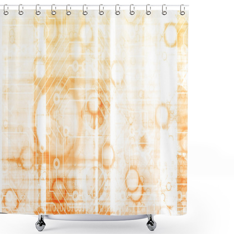 Personality  Information Technology Shower Curtains