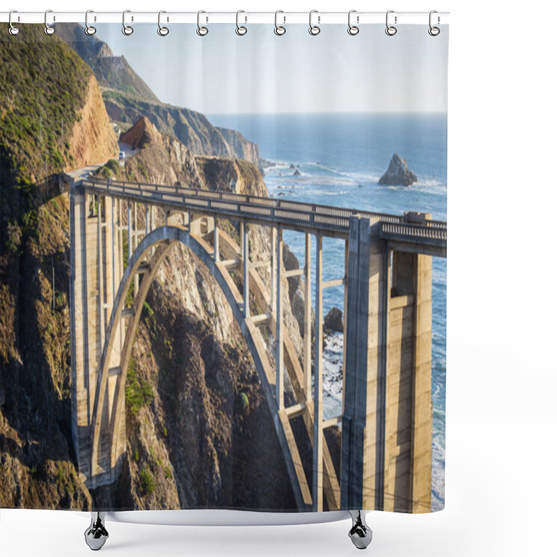 Personality  Bixby Bridge Shower Curtains