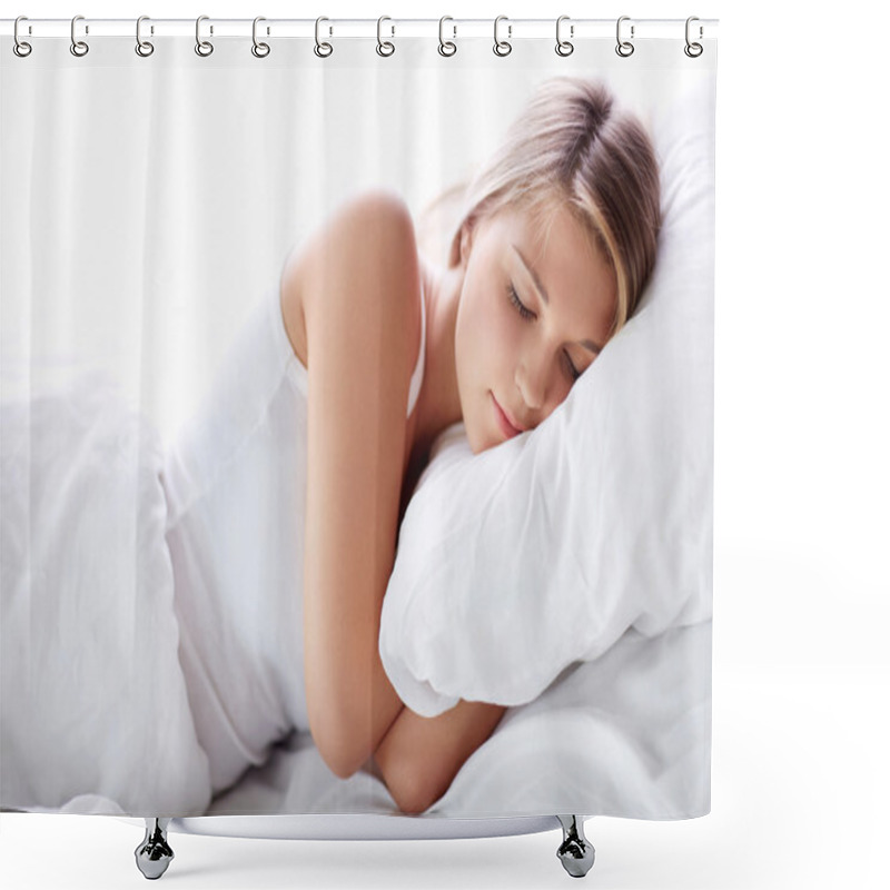 Personality  Sleeping Girl Shower Curtains